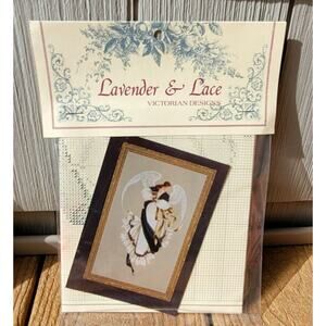 Lavender & Lace Victorian Designs "Angel of Hope” Cross Stitch Pattern New